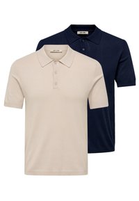 Niet geselecteerd, dunkelblau   beige