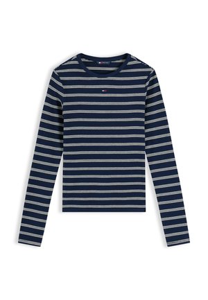 Tommy Jeans, ESSENTIAL - Pikkade varrukatega topp - dark blue