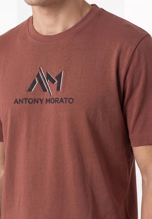 Antony Morato, T-shirt con stampa - burnt orange denim