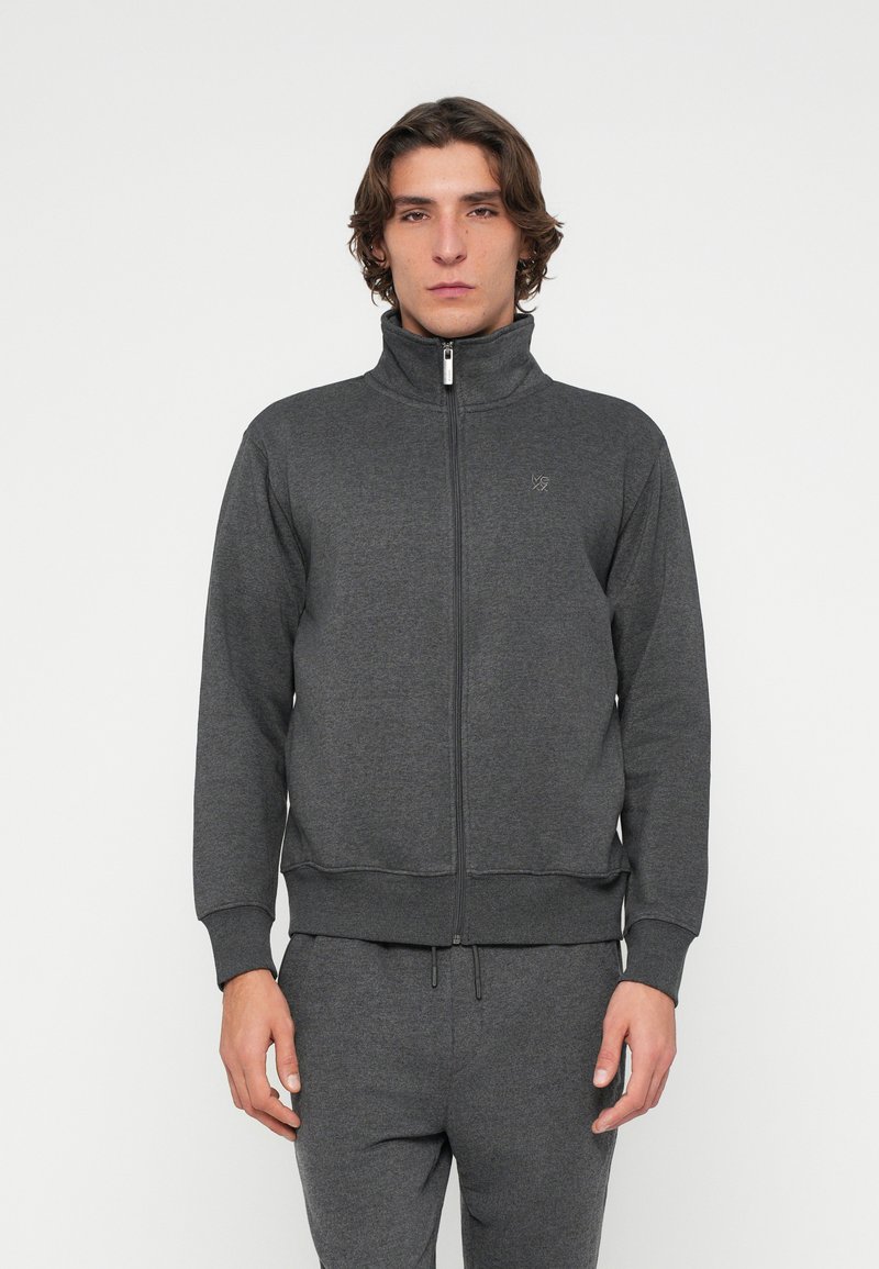 Mexx Sweater met rits donkergrijs