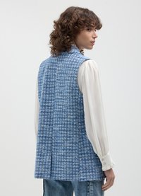 Calliope GILET IN TWEED CON BOTTONI GIOIELLO  - Weste - variante
