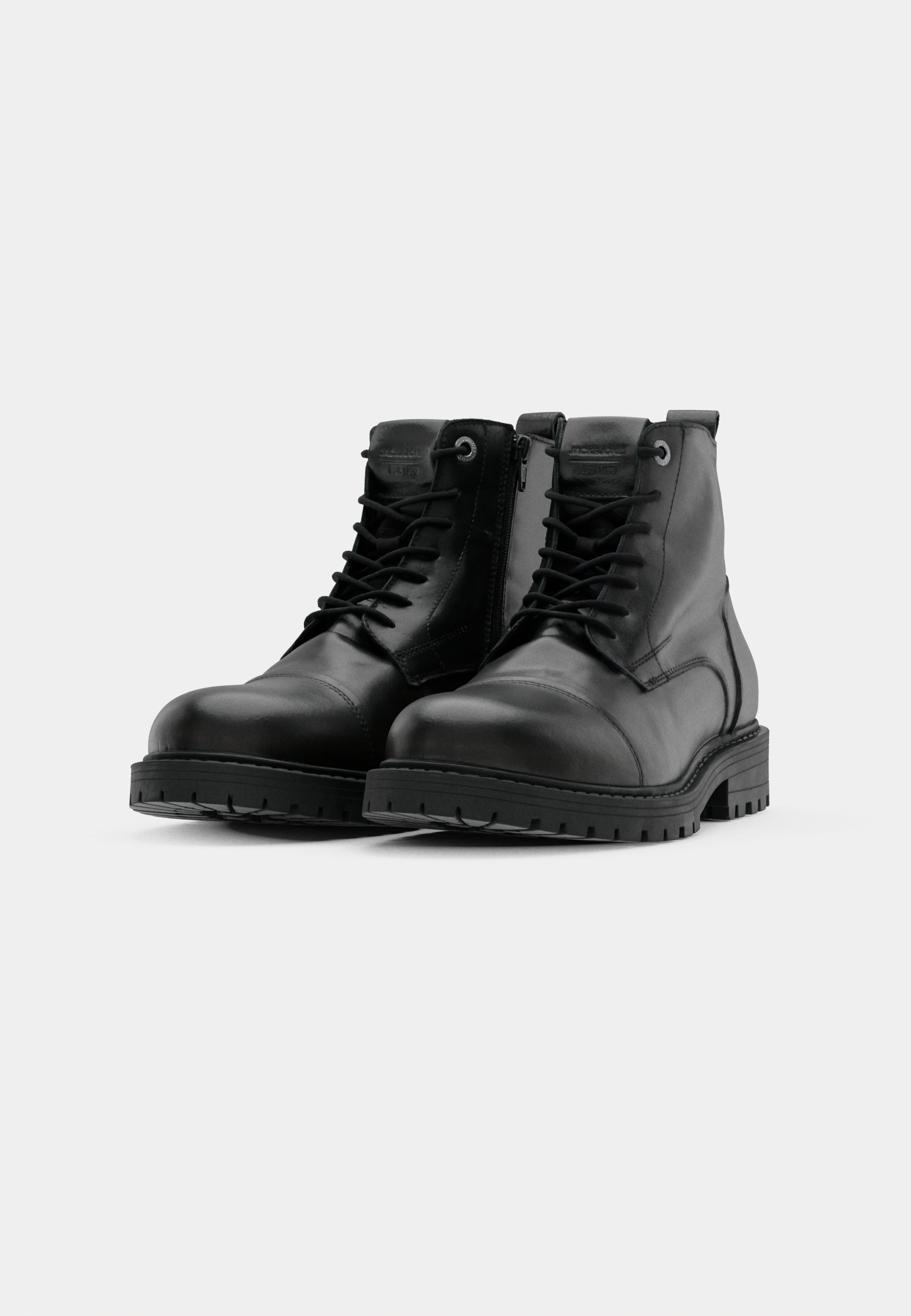 Jack & Jones JFWTREMOR - Botki sznurowane/antracytowy