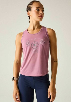 Regatta, REGATTA HARMONIC GRAPHIC ACTIVE VEST T-SHIRTS - Top - dusky orchid