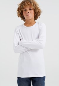 WE Fashion Langærmet T-shirt - white