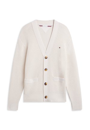 Tommy Hilfiger, WAFFLE STRUCTURE  - Gilet - ivory petal