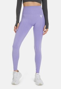 SQUATPROOF - ROW SEAMLESS HIGH WAISTED SPORT  - Leggingsit - light purple Pienoiskuva 1