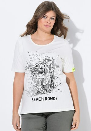 LAURASØN T-shirt imprimé - off-white