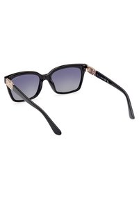 Guess RECHTECKIGE FORM - Gafas de sol - glänzend schwarz