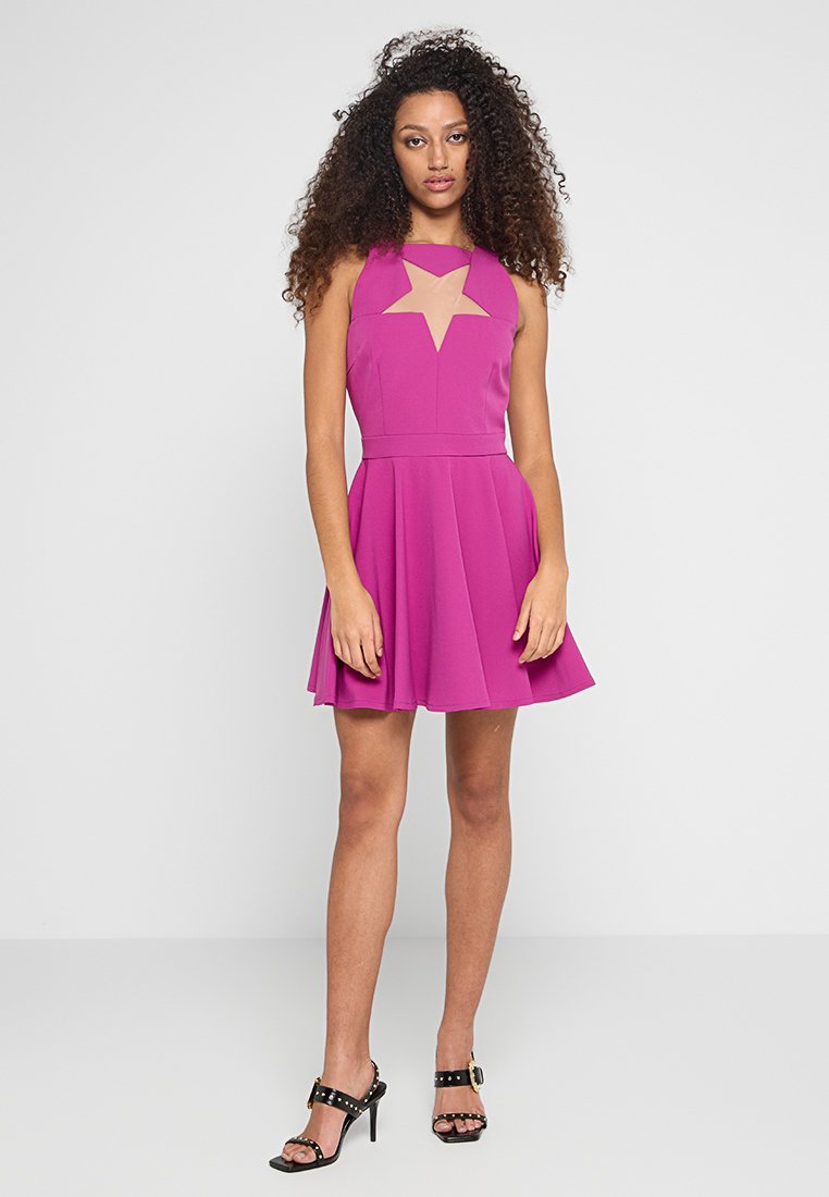Versace Jeans Couture Jurk donkerroze Versace Jeans Couture Jurk donkerroze