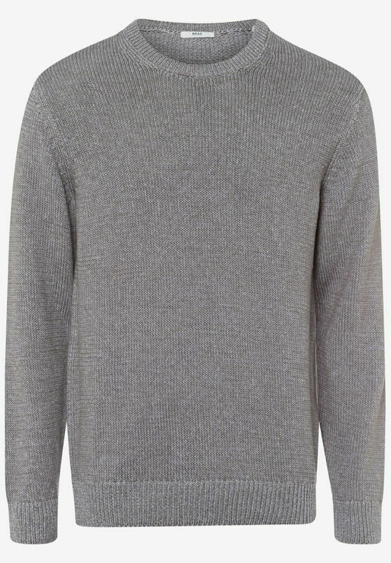 Herren Strickjacken | BRAX STYLE RICK Strickpullover silver/silberfarben - WA90489 Herren Strickjacken | BRAX STYLE RICK Strickpullover silver/silberfarben - WA90489