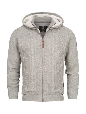 INDICODE JEANS, Neuletakki - lt grey