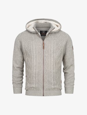 INDICODE JEANS, Kardigán - lt grey