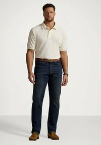 Polo Ralph Lauren Big & Tall THE ICONIC MESH POLO SHIRT - Polo krekls - parchment cream