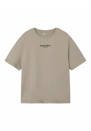 REGULAR FIT - T-shirt med print - pure cashmere