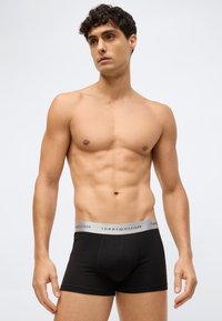 Tommy Hilfiger SIGNATURE TRUNK 3 PACK - Chiloți boxer - black/silver-coloured/multi-coloured