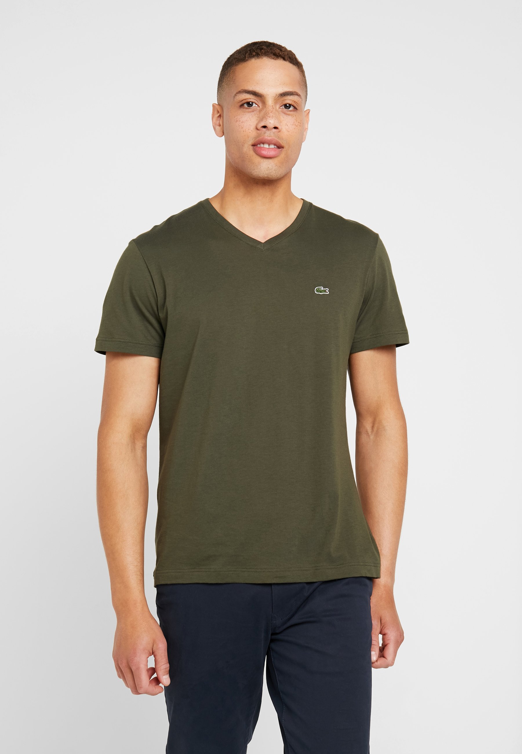 Lacoste T-shirt basique - baobab/olive - ZALANDO.FR