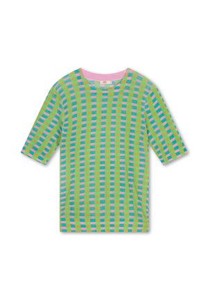 KITH SHORT SLEEVES - T-shirt print - bright aqua