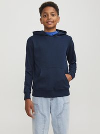 Jack & Jones Junior JJEBASIC JR - Felpa con cappuccio - navy blazer