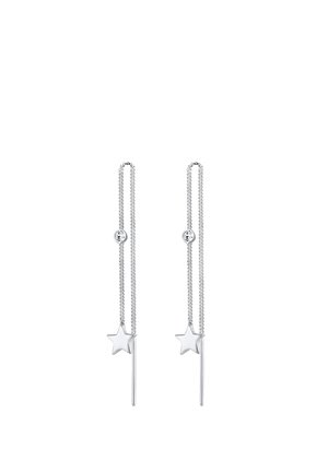 Elli GLASS CRYSTAL - Pendientes - silber