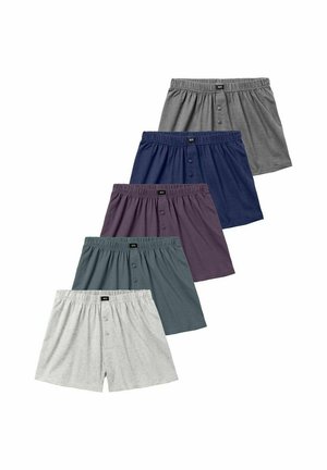 5 STÜCK - Boxer shorts - lila- anthrazit- blau- blaugrün- grau