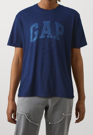 T-shirt print - dark blue