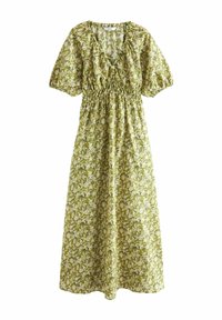 Next SHIRRED - REGULAR FIT - Rochie maxi - green