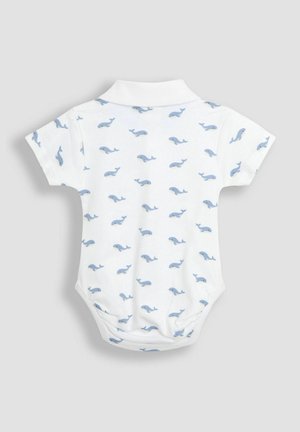 JoJo Maman Bébé REGULAR FIT - WHALE PRINT - Polo majica - white