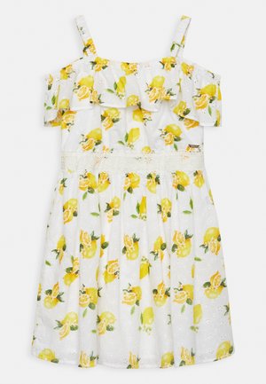 JUNIORS ANGALLO OFF SHOULDE - Hverdagskjole - big lemon