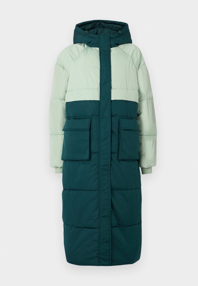 YAS Wintermantel donkergroen