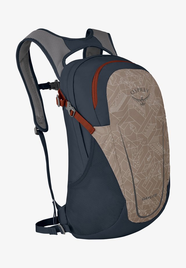 DAYLITE - Tagesrucksack - camping print chestnut tan