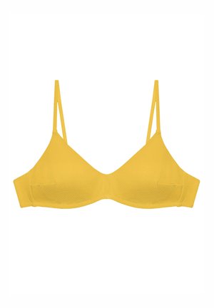 Yamamay TEXTURED - Haut de bikini - yellow plain
