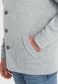 Ombre CASUAL - Felpa con zip - grey melange