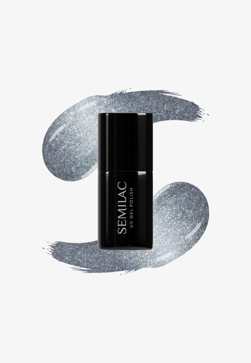 SEMILAC - UV GEL POLISH - CAT EYE GEL EFFECT - Smalto - silver, Ingrandire