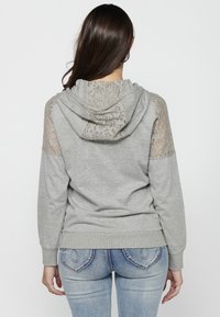 Koroshi Felpa con zip - gris claro vigoré light grey vigoré