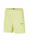 COURT SLAM - Kurze Sporthose - luminous green medium ash