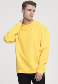 Urban Classics OPEN EDGE CREW - Melegítőfelső - chrome yellow