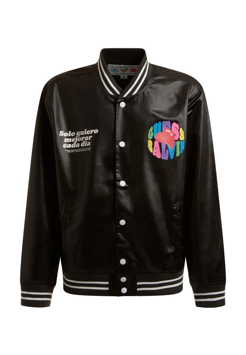 Herren Leichte Jacken | Guess Bomberjacke schwarz - BM63465 Herren Leichte Jacken | Guess Bomberjacke schwarz - BM63465
