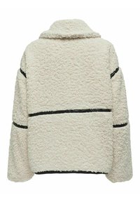 ONLY Giacca in pile - white sand