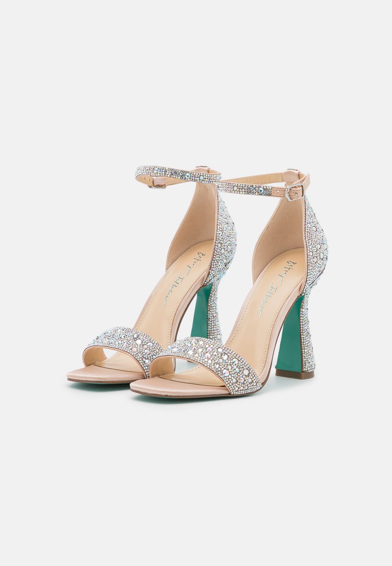 Blue by Betsey Johnson DANI - High heeled sandals - silver-coloured -  Zalando.ie