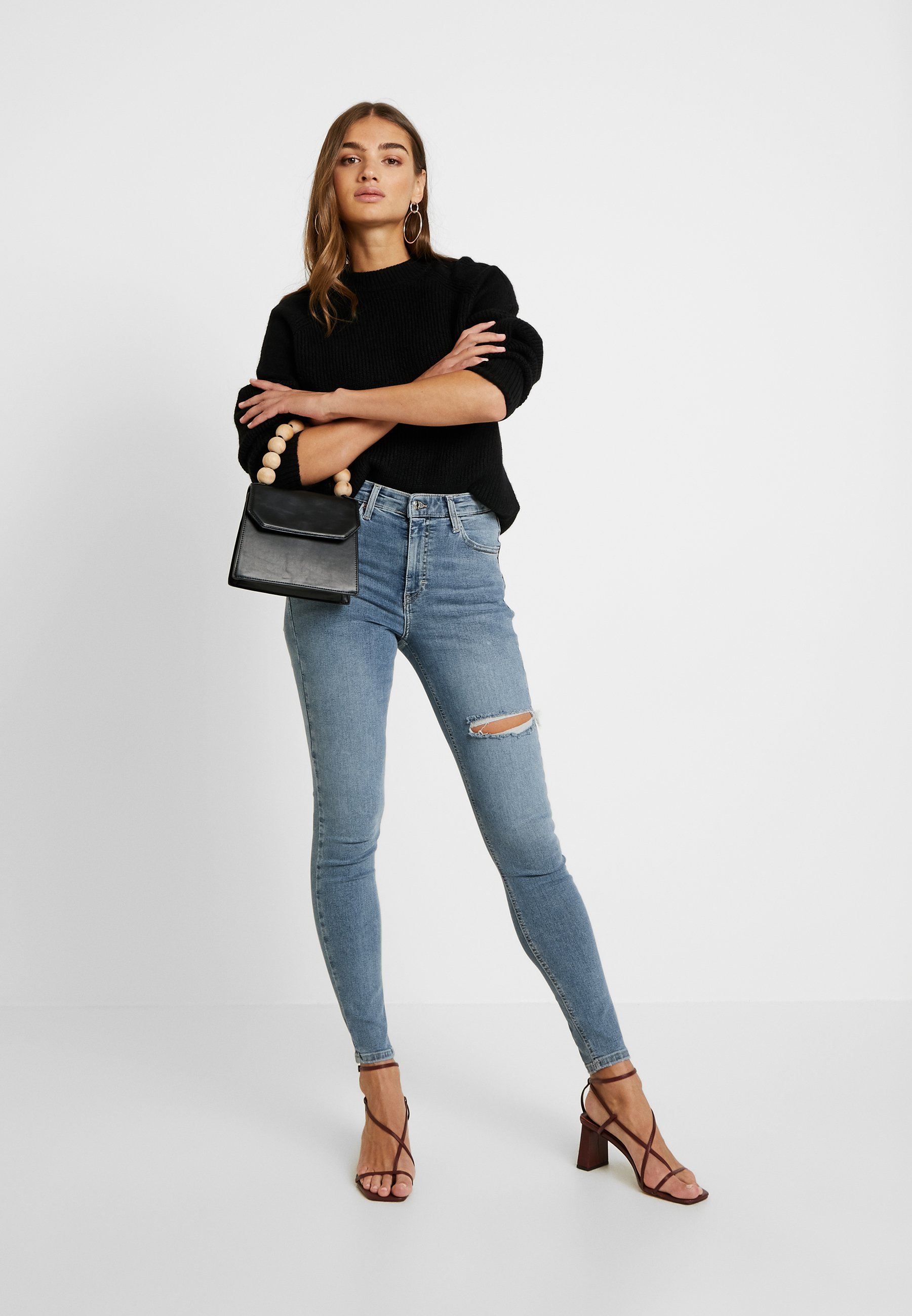 Topshop thigh rip jeans Clearance