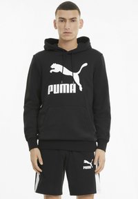 Puma - Mikina s kapucňou - puma black Miniatúrny obrázok 1