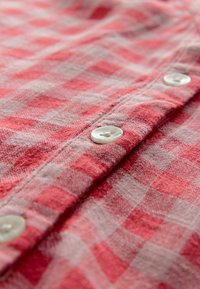 Next REGULAR FIT BLEND RUFFLE SLEEVE  - Blouse - pink red gingham