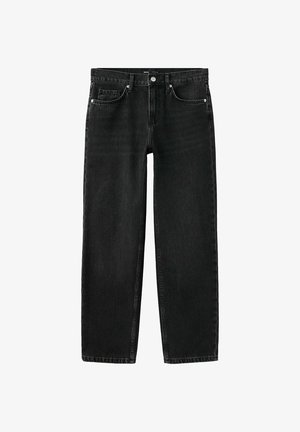 Mango, ADULT - Jean droit - black denim