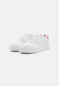 Puma CALI COURT MATCH - Tenisice - white/tart cherry