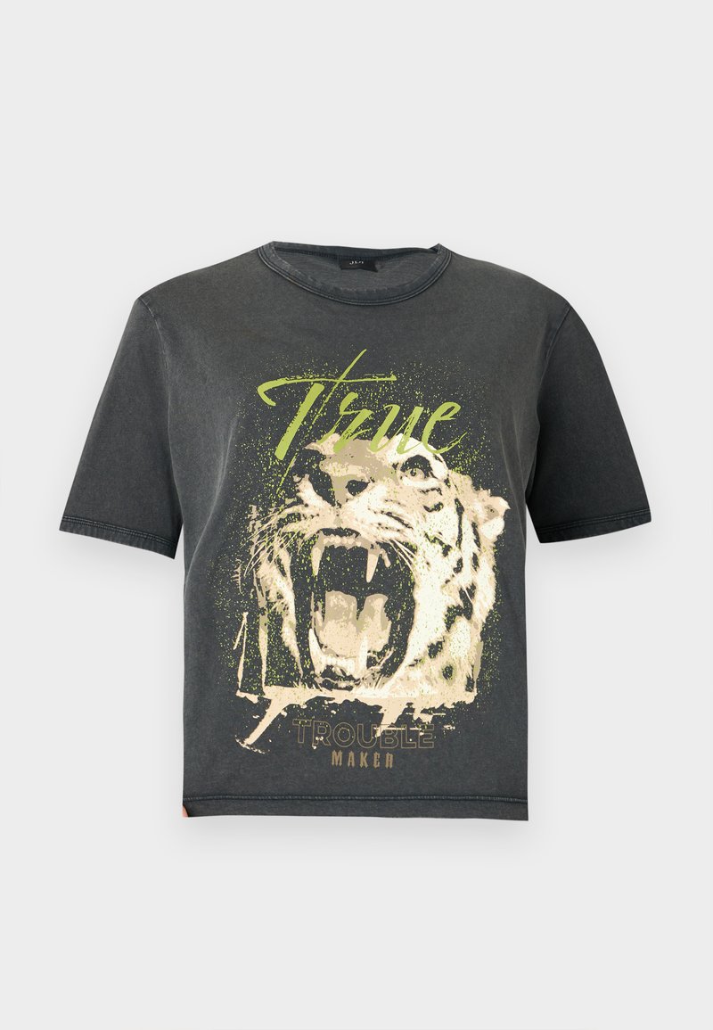 JDY T-shirt print zwart