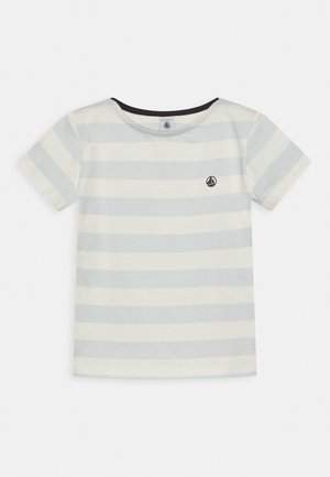 TEE PLE - T-shirt basic - pleinair/marshmallow