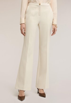 FLARE - Pantalon classique - bianco
