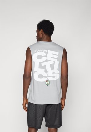 NBA BOSTON CELTICS GRAPHIC SLEEVELESS TEE - Club wear - stone/white/grey