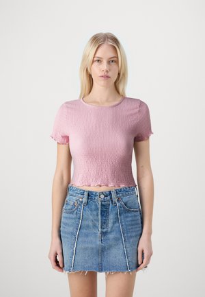 ONLY ONLNADIE  - Tricou basic - bleached mauve