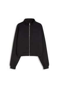 Mikina so zipsom - black